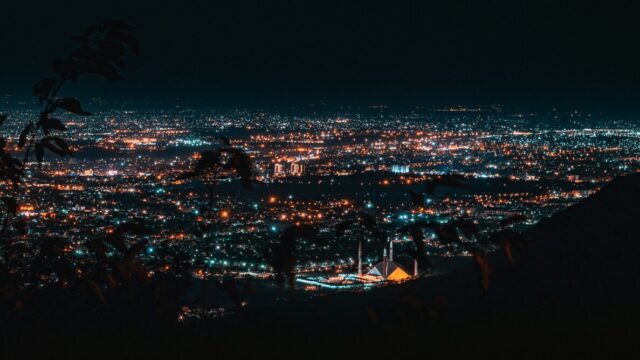 Bird's eye view of Islamabad